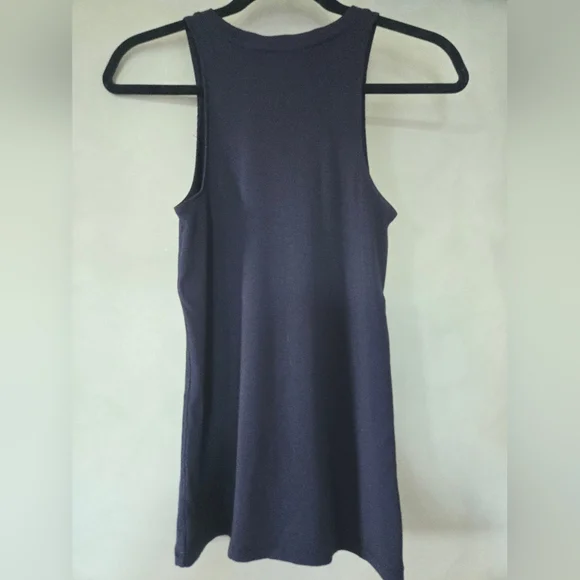 Wilfred Free | Black Ribbed Tank Top, Size S - Picture 2 of 6